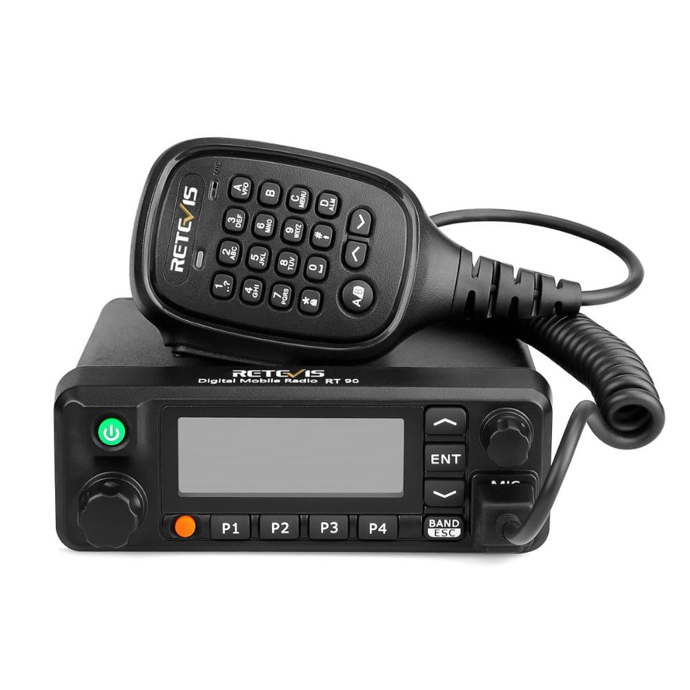 RT90 50W Dual Band DMR Mobile Radio(GPS)