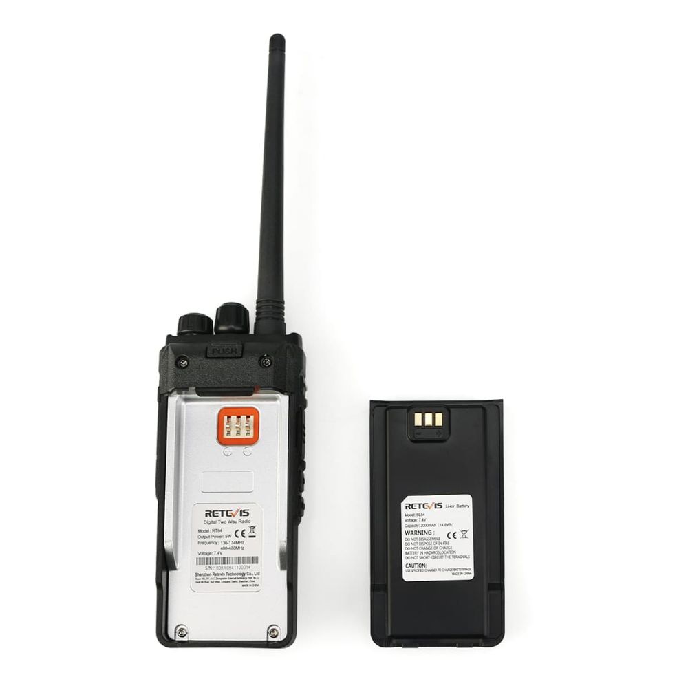 RT84 Long Range Rechargeable DMR Radio
