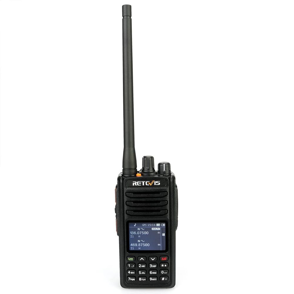 RT52 Dual PTT Dual Band DMR Radio GPS