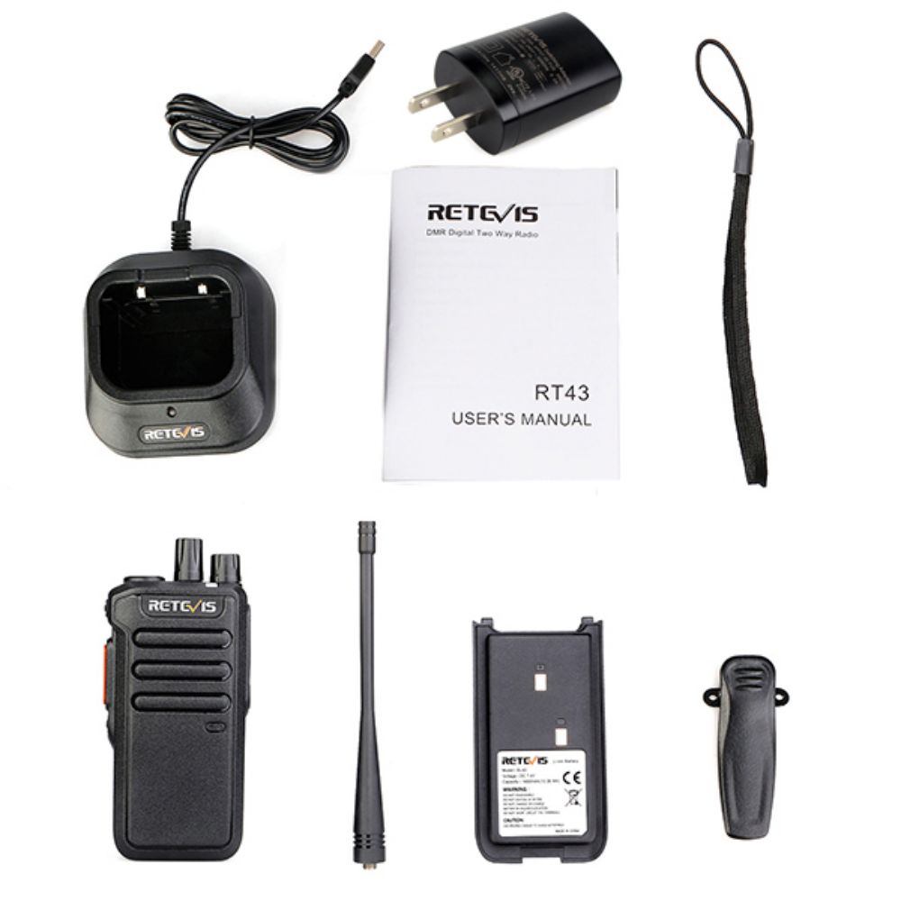 RT43 DMR Digital UHF Two Way Radio