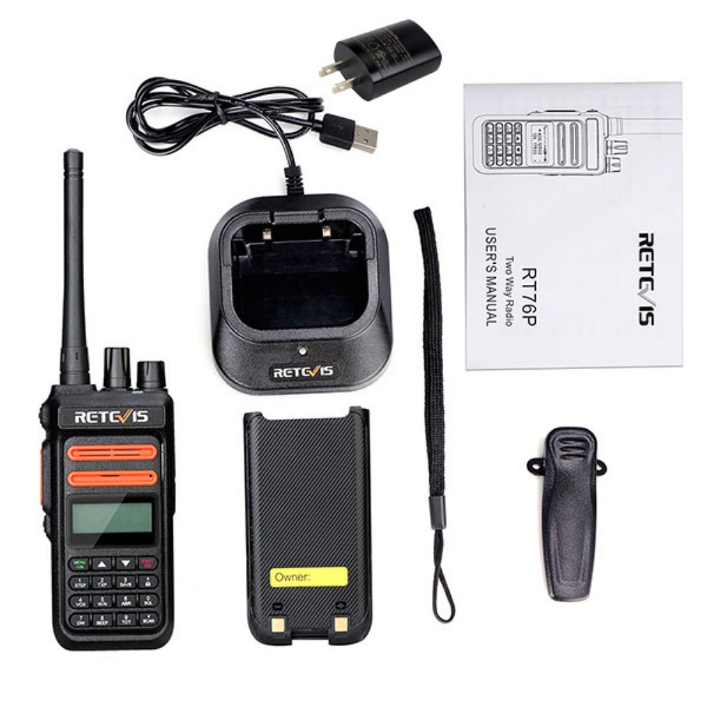 RT76P NOAA GMRS Handheld Radio