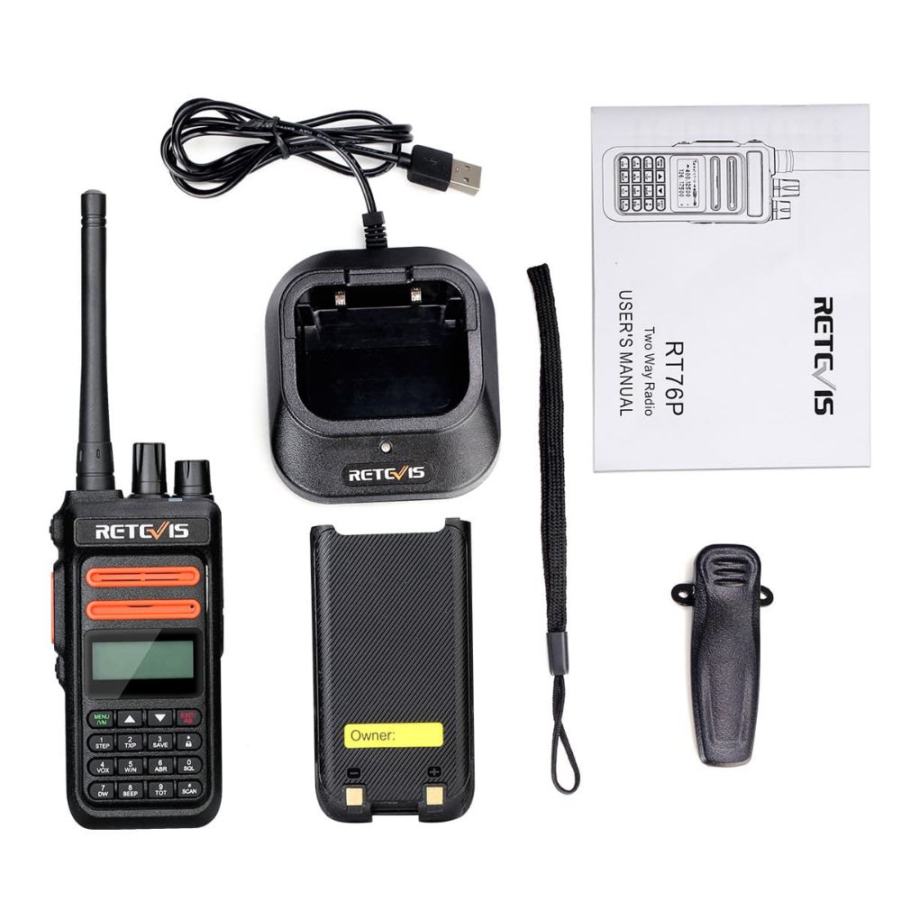 RA25 and RT76P GMRS Handheld and Mobile Radio Bundle