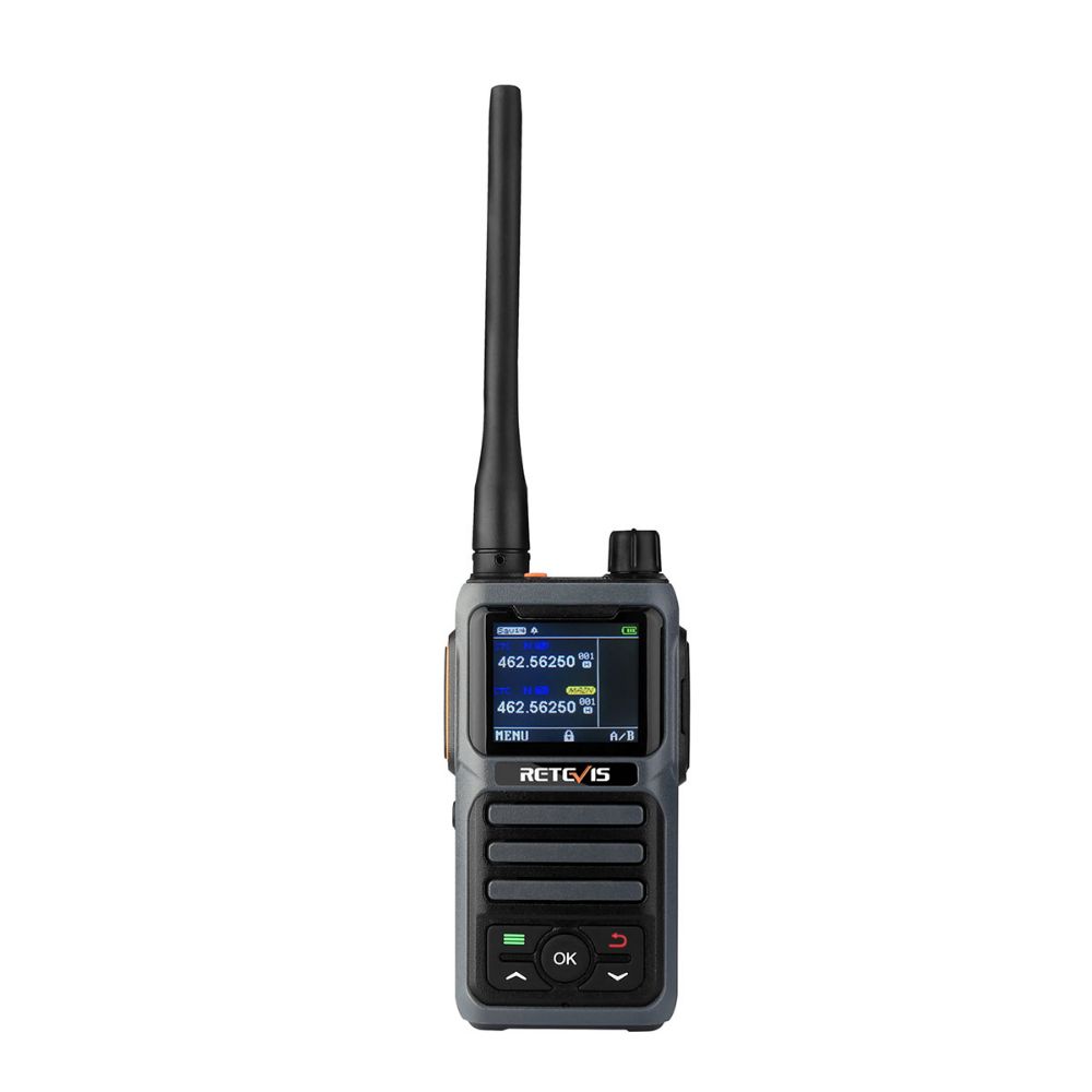 Retevis RT76P GMRS Long Range Walkie Talkies, Rechargeable GMRS Two Way  Radio, Base Station Capable, LCD Display, NOAA Weather Alert, for Winter