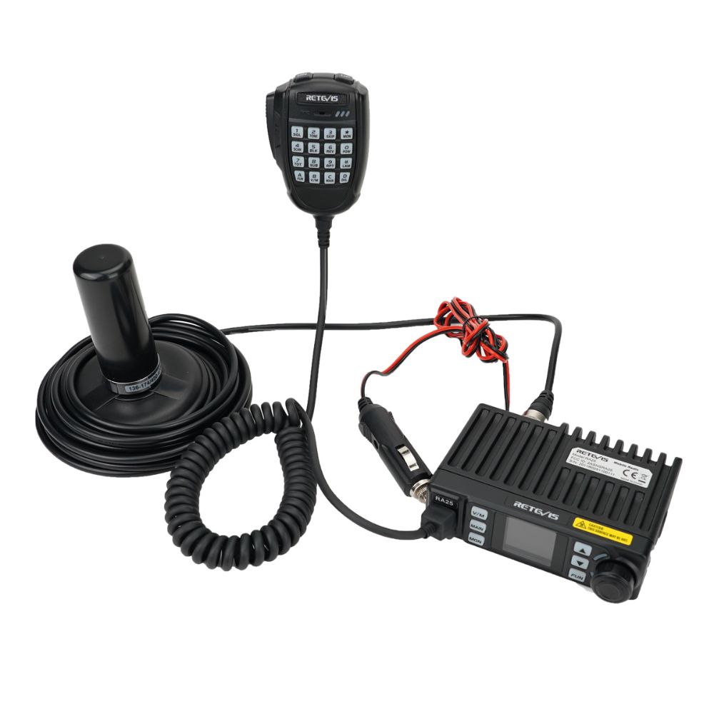 RA25 Compact GMRS Mobile Farm Tractor Radio Bundle