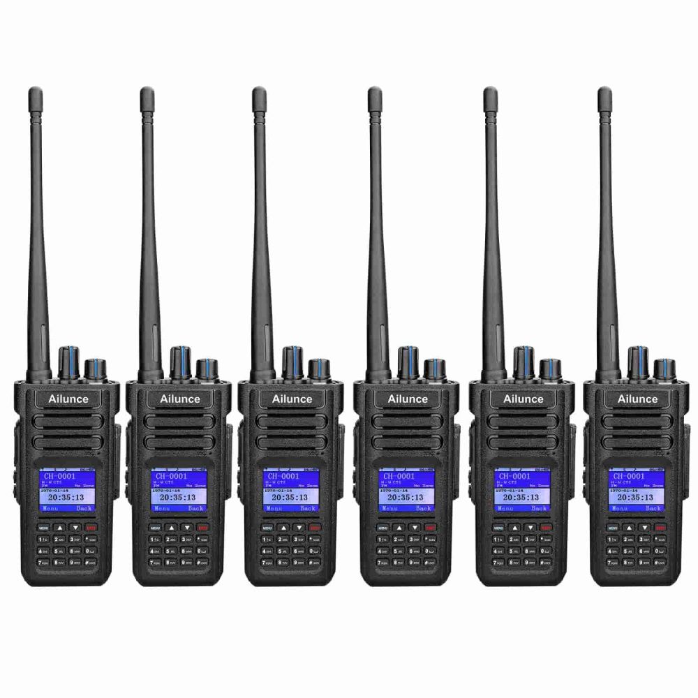 6Pack Ailunce HD1 Long Distance Walkie Talkies