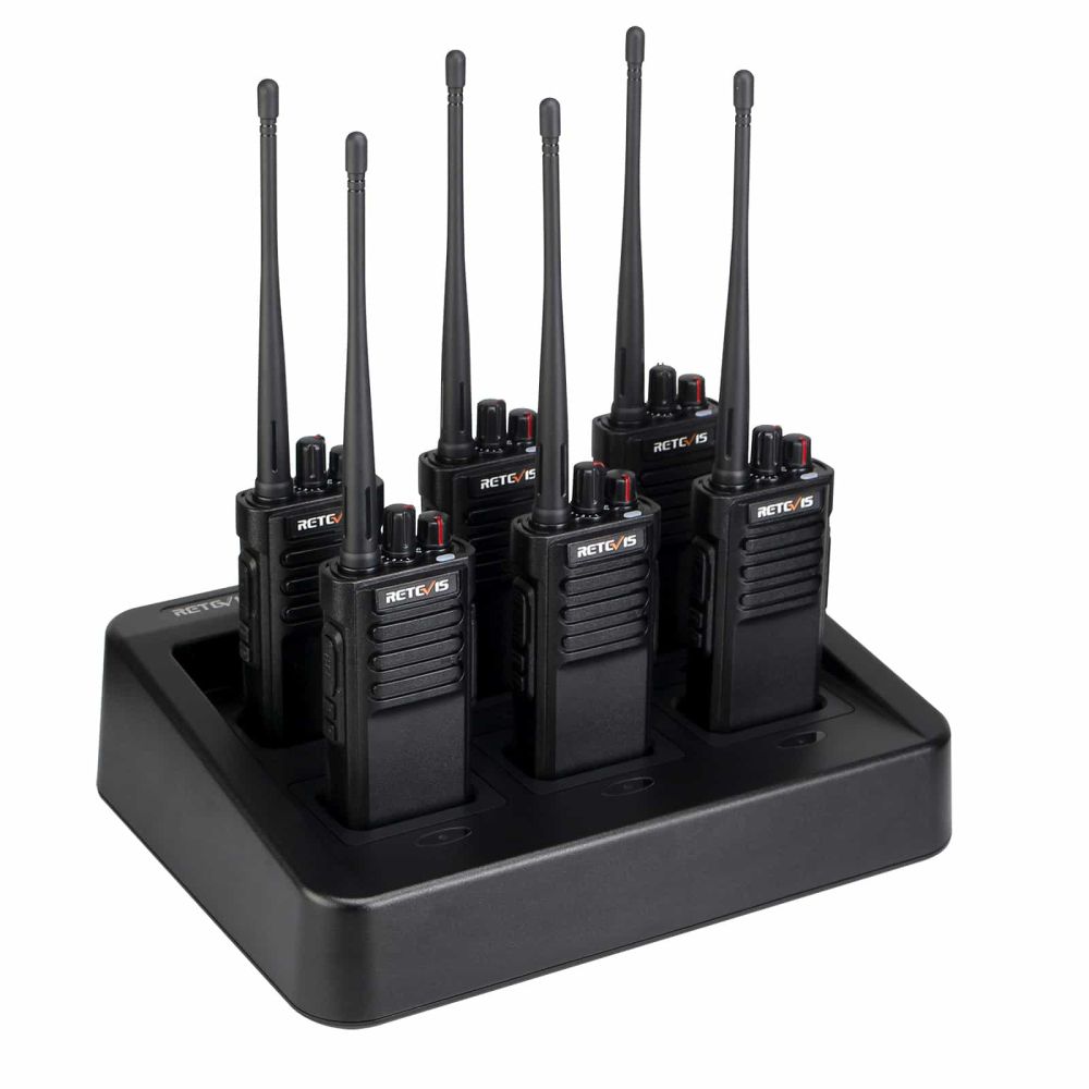 6Pack RT29 Long Distance Walkie Talkie With Muti Unit Charger