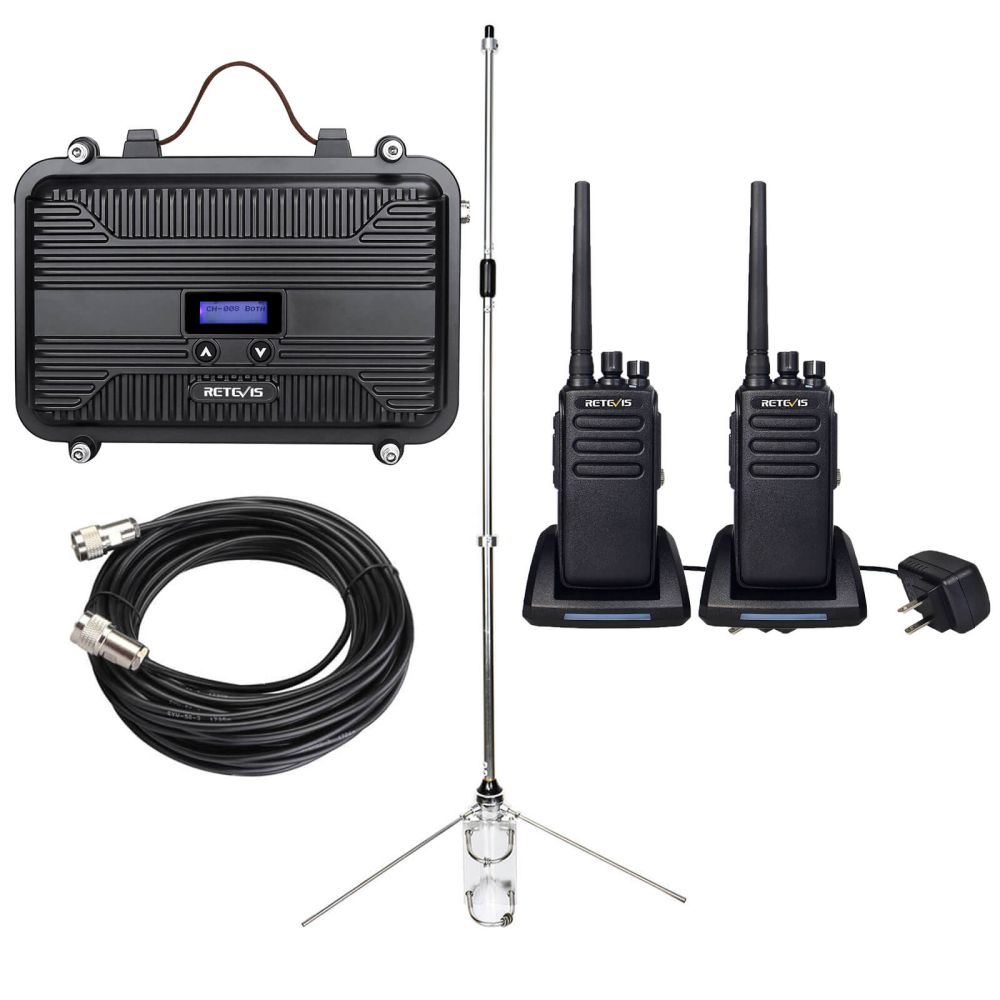 RT81 and RT97P UHF/VHF Long Range DMR Radio Bundle