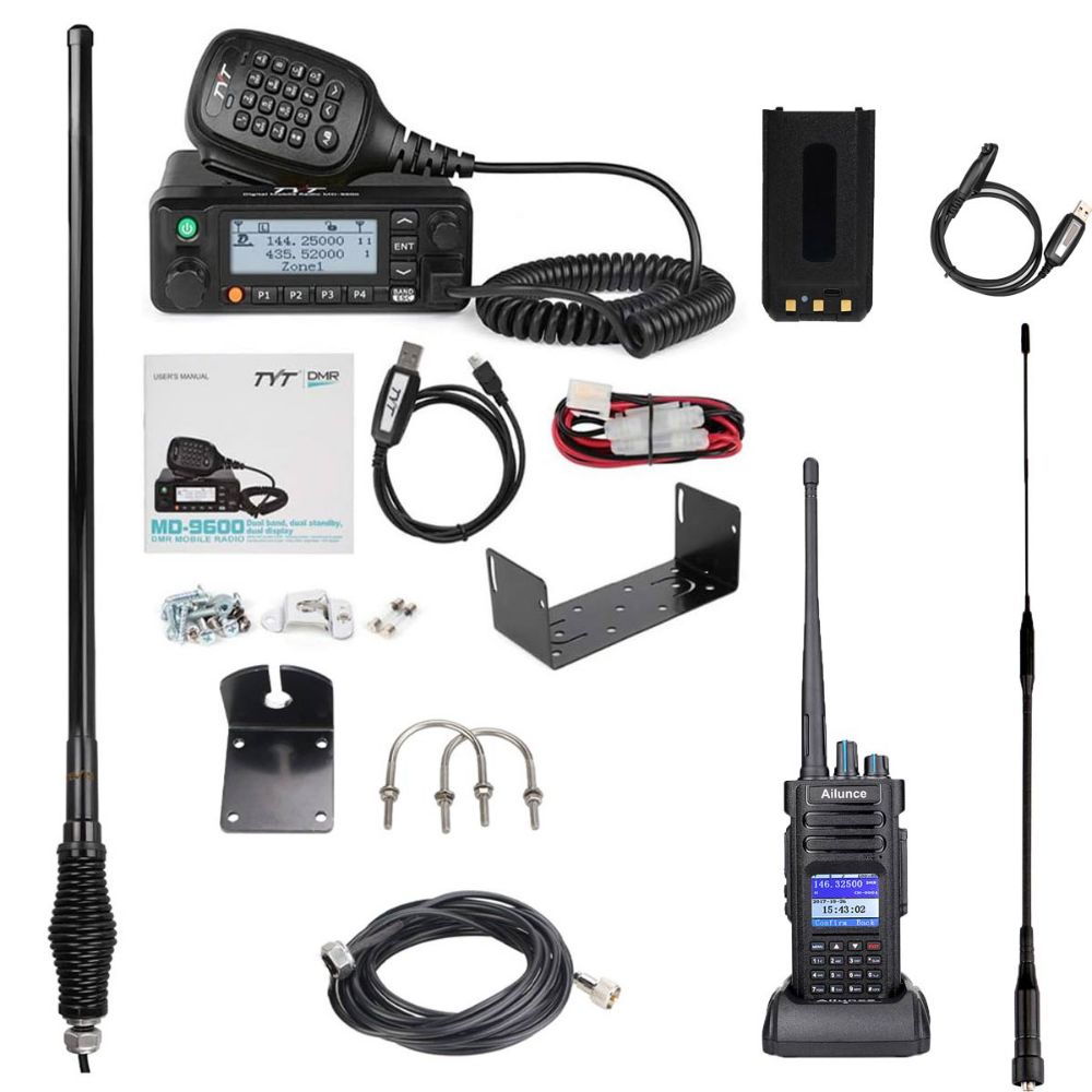 RT90 50W GPS DMR Radio With HD1-Adventure bundle