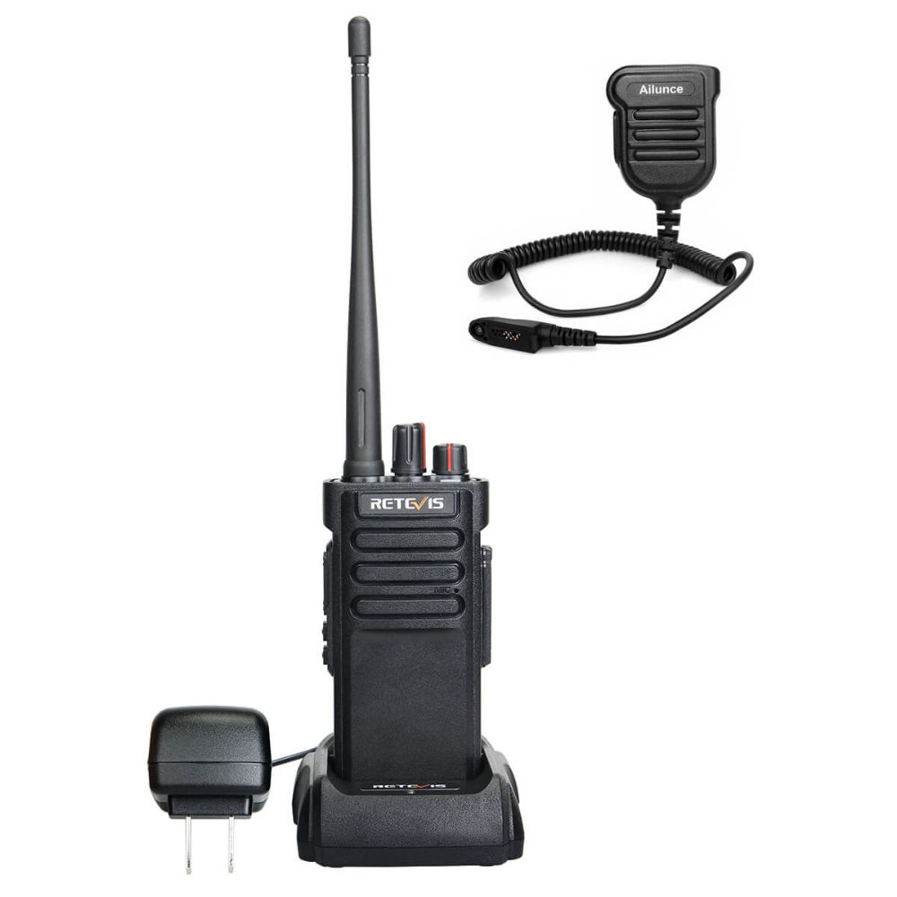 RT29 Long Range Walkie Talkie with Speaker Microphone