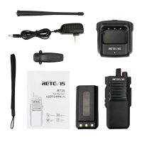 Retevis RT29 Talkie Walkie Longue Portée, IP67 Étanche Talkie-Walkie  Professionnel, 3200 mAh, Rechargeable Haute Puissance Talky Walky pour la  Sécurité, Chantier de Construction (2 Pièces, Noir) : : High-Tech