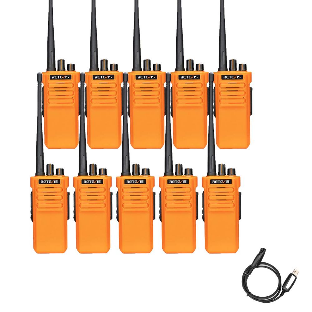 Standard version orange RT29 UFH walkie talkie with program cable-10/20