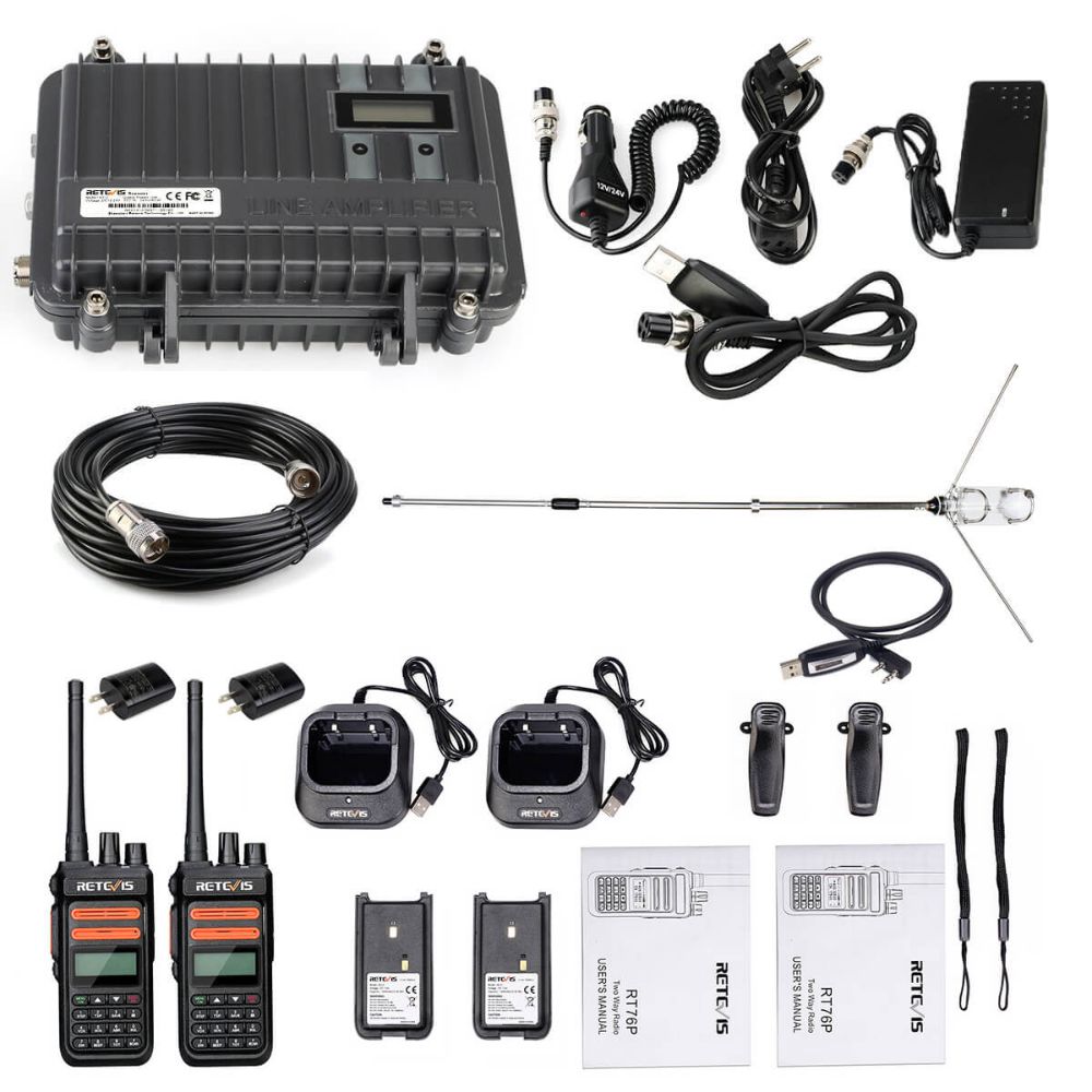 RT97 and RT76P Distance GMRS Radio Bundle