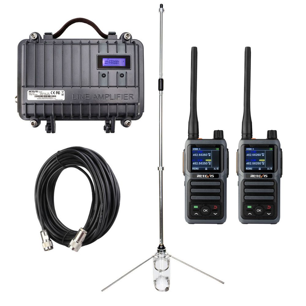 RT97 and RB17P Long Range GMRS Radio Bundle