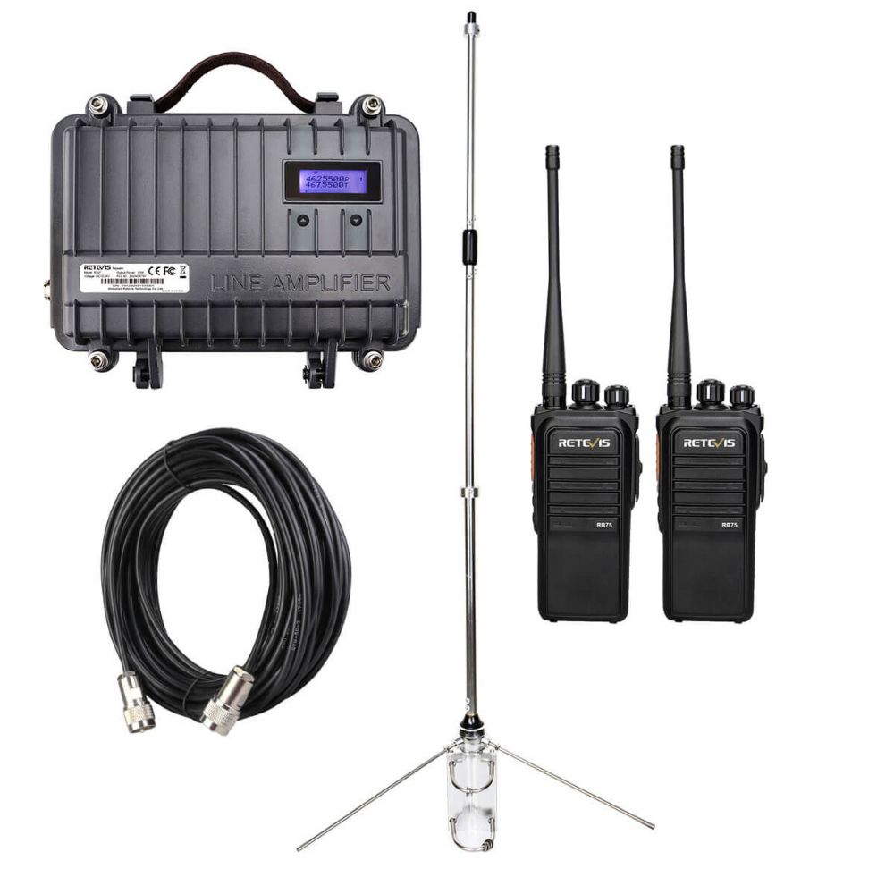 RT97 and RB75 GMRS Walkie Talkie Bundle