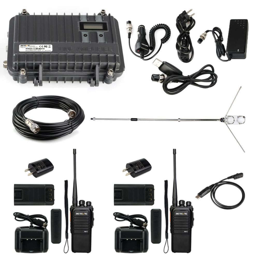 RT97 and RB75 GMRS Walkie Talkie Bundle