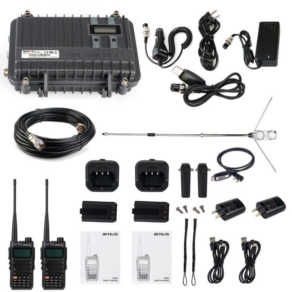 RT97 GMRS Repeater and RA85 GMRS Radio Bundle