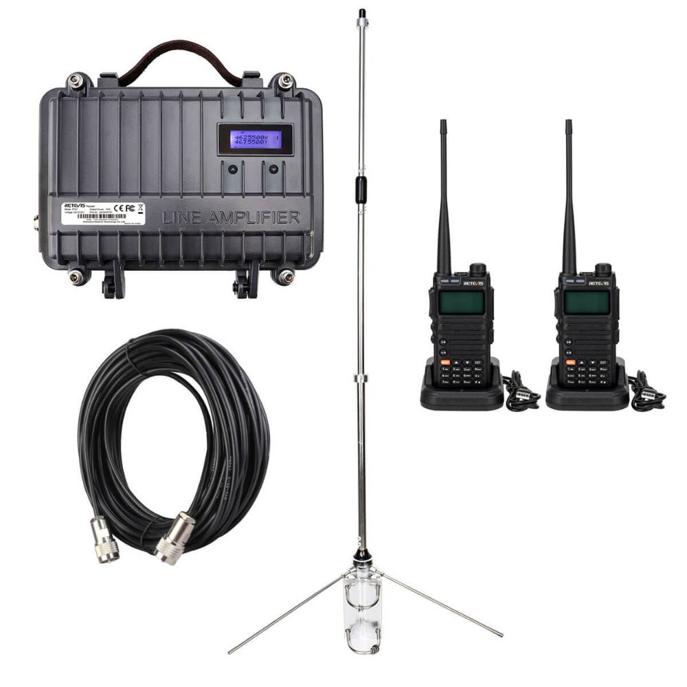 RT97 GMRS Repeater and RA85 GMRS Radio Bundle