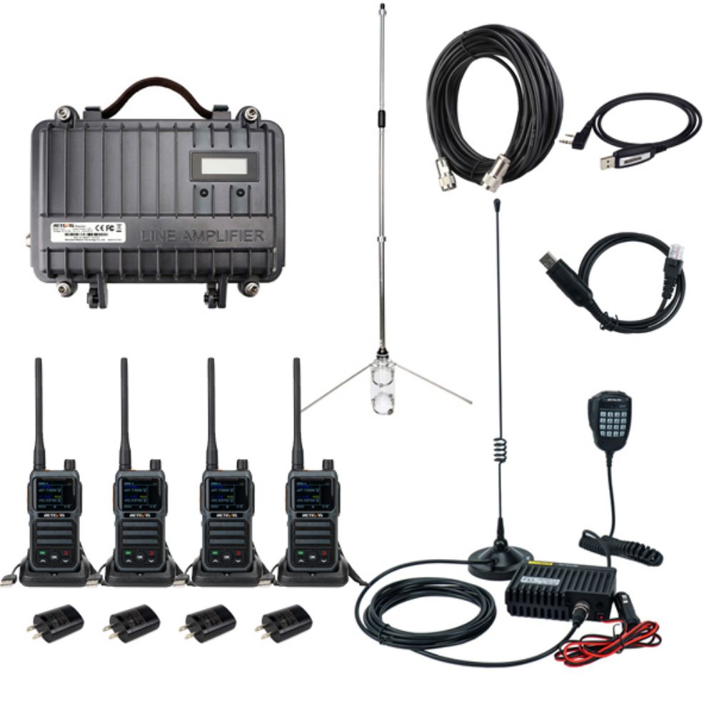 RT97 RA25 and RB17P Long Range Farm GMRS Radio Solution Bundles