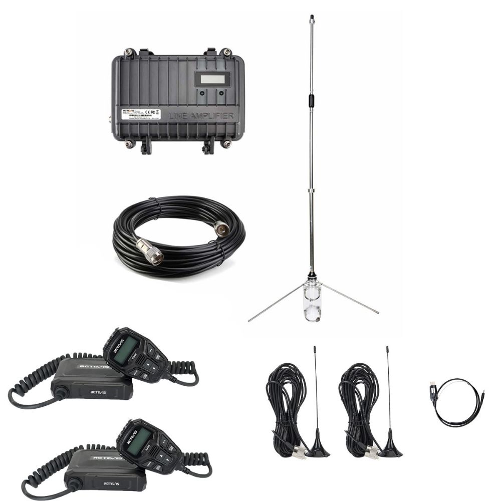 <span class="search-result-highlight">RT97</span> GMRS repeater and RA86 20w NOAA gmrs mobile radio bundle