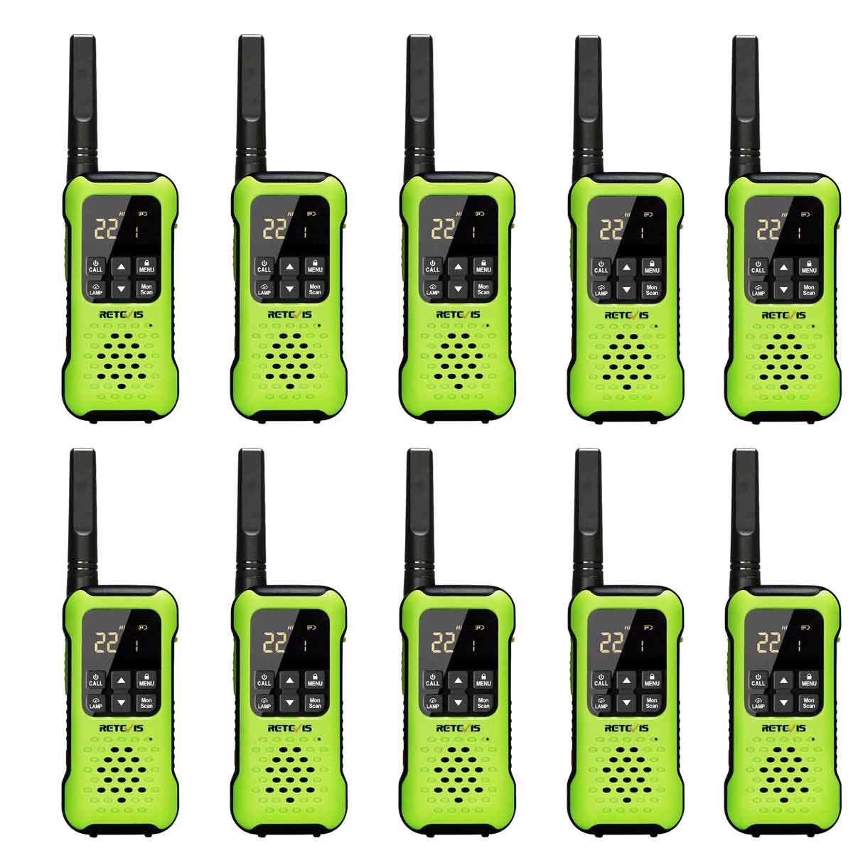  Retevis RT49P Waterproof Walkie Talkie, IP67 Portable