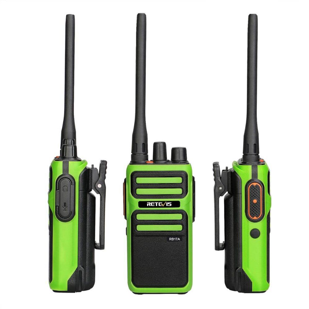 RB17A Long Range GMRS Walkie Talkie with Speaker Microphone
