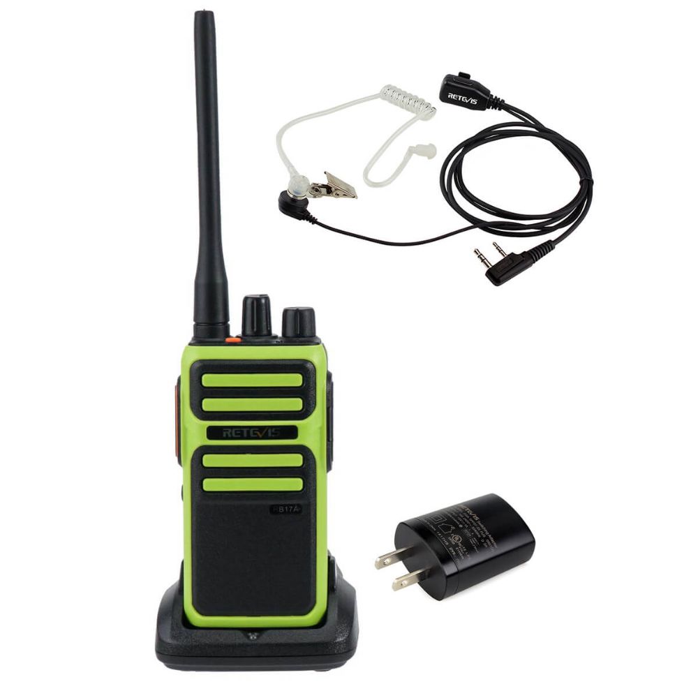 RB17A Long Range GMRS Walkie Talkie with Earpiece