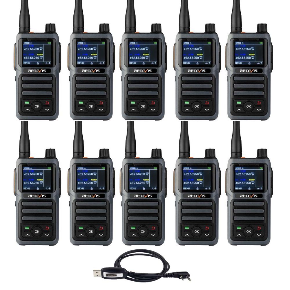 RB17P <span class="search-result-highlight">NOAA</span> 5W GMRS Two Way Radio with program cable-10 pack-20 pack