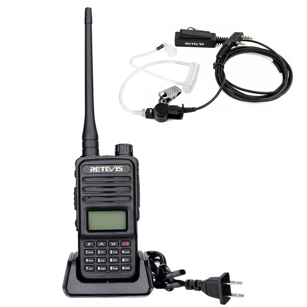 RT85 Rugged Walkie Talkie with Earpiece