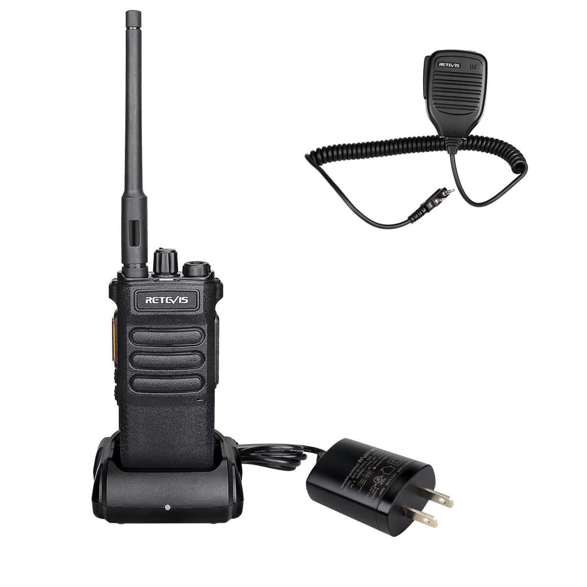 RT86 10W Long Range Walkie Talkie with Speaker Mic