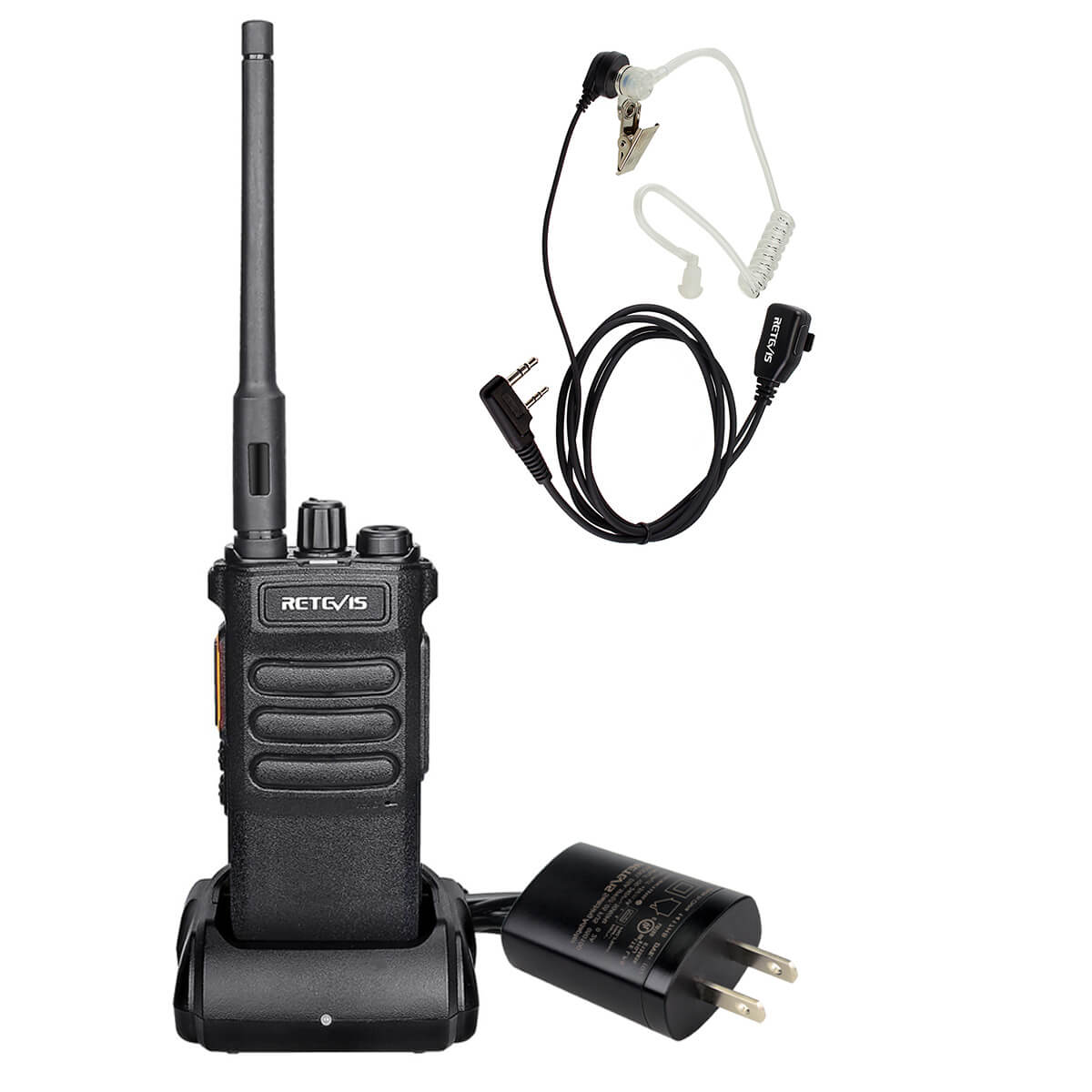 RT86 10W Long Range Walkie Talkie with Earpiece