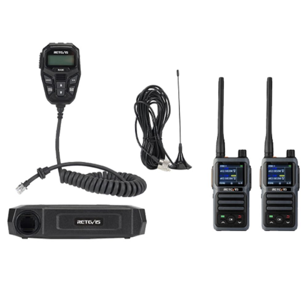 RA86 and RB17P Family Farm Two Way GMRS Radio Bundle