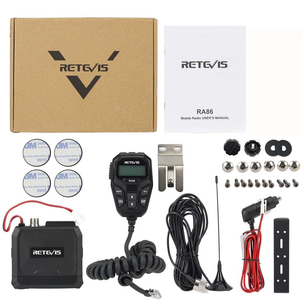 RA86 and RB17P Family Farm Two Way GMRS Radio Bundle