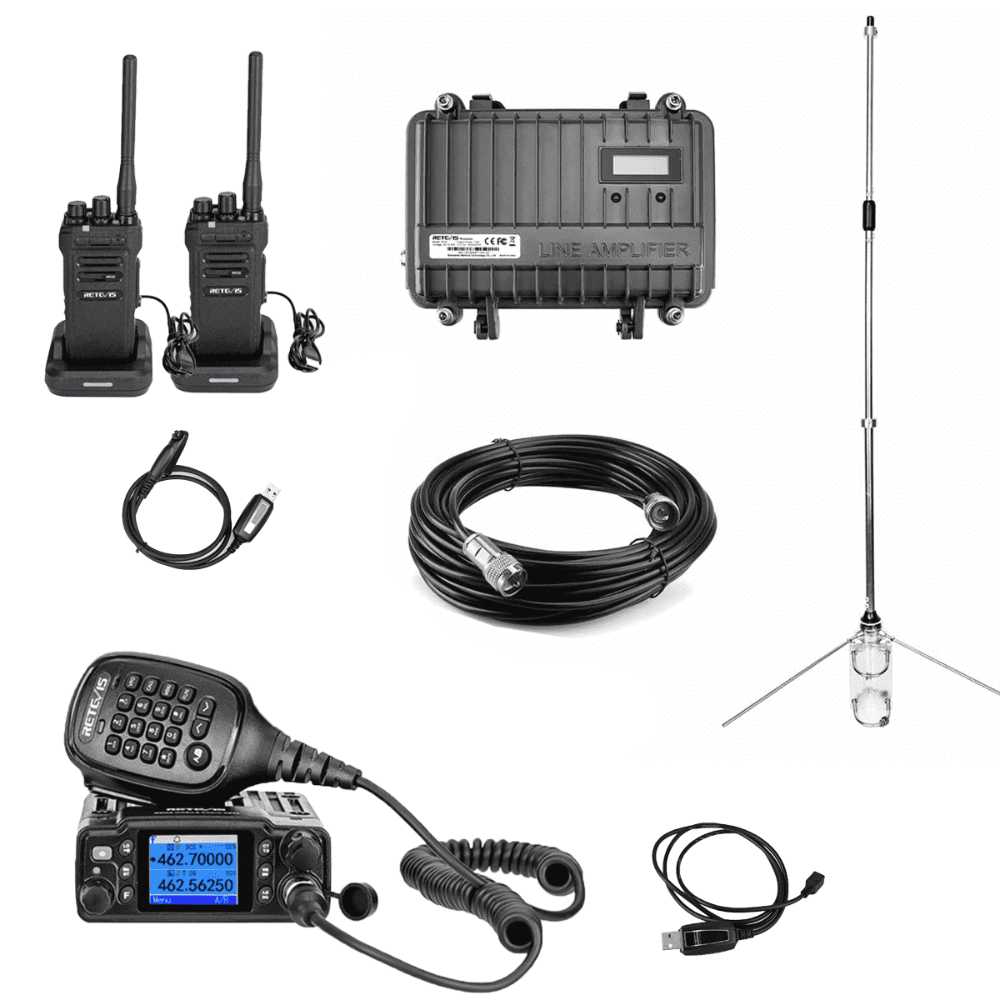 Long distance construction of large base stations - RT97, RB86 and NR30