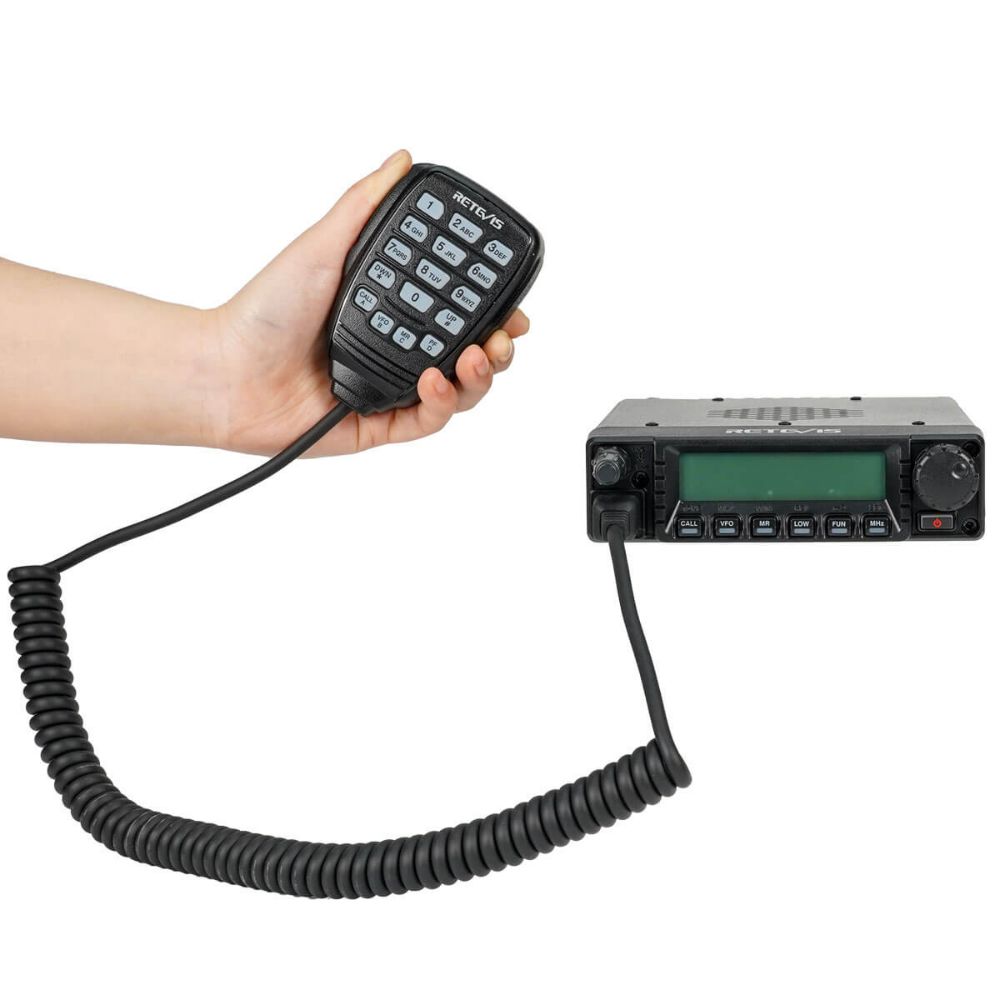 RA87 GMRS Mobile Radio with Magnet Mount Antenna