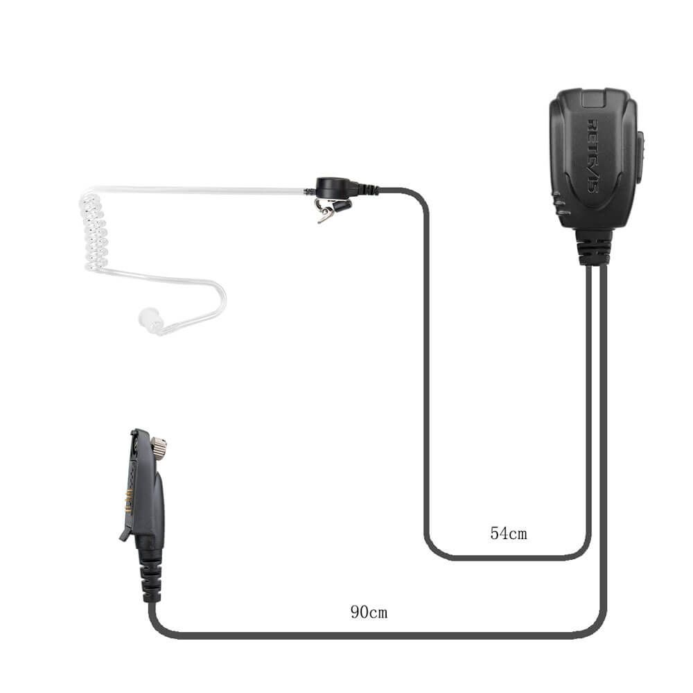 Original Air Acoustic Tube Earpiece for HD1 RT82 RT29 Radio