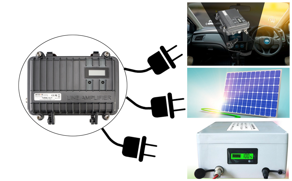 How to solve the power problem for the radio communication repeater