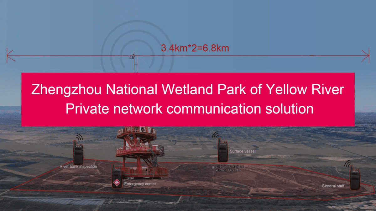 Zhengzhou National Wetland Park of Yellow River Private network communication solution