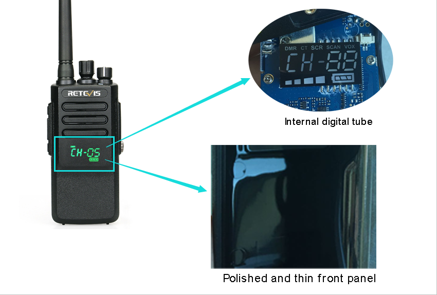 The application and practice of digital tube technology in commercial radio walkie talkie