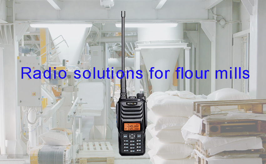 Why do flour mills need to use explosion-proof walkie-talkies?