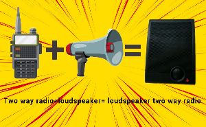 A louder radio solution-loudspeaker two way radio doloremque