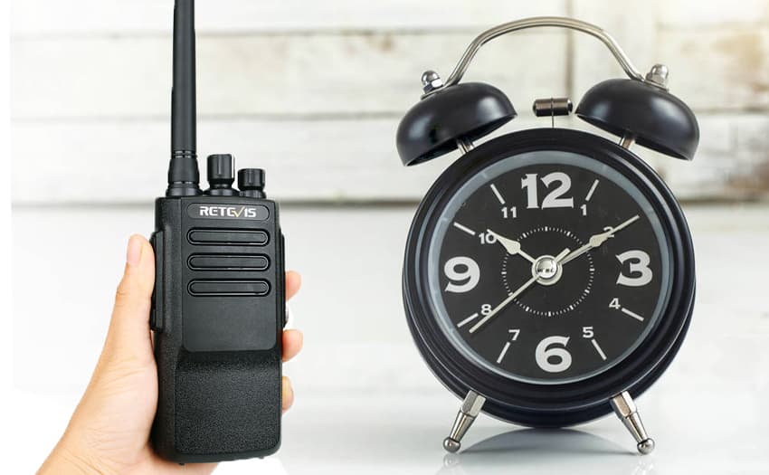 What is the battery standby standard of walkie-talkie