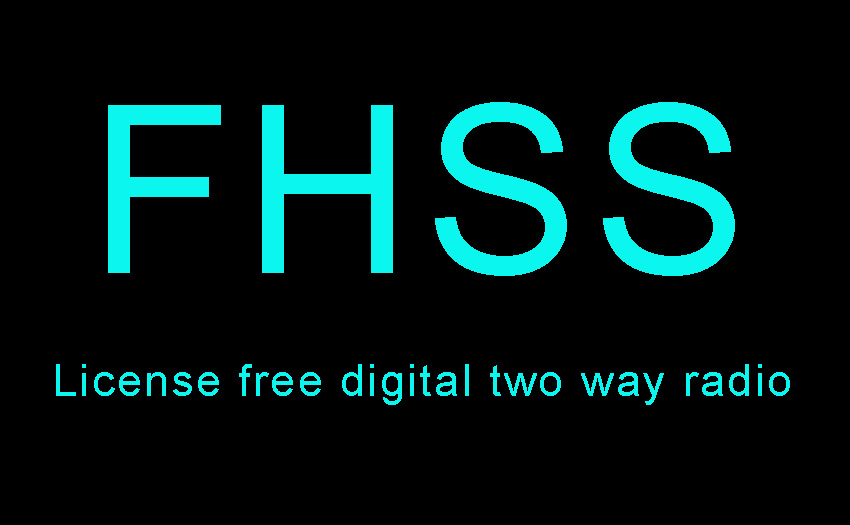 What is FHSS license free digital two way radio?