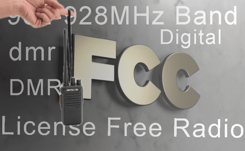902-928MHz Band license-free two way radio regulations explain