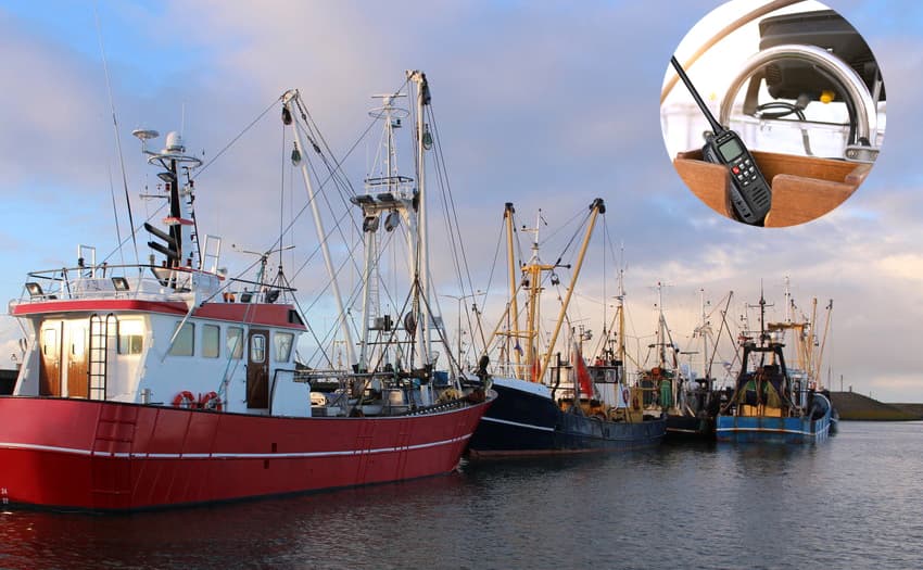 Marine radio solutions for fishing fleet
