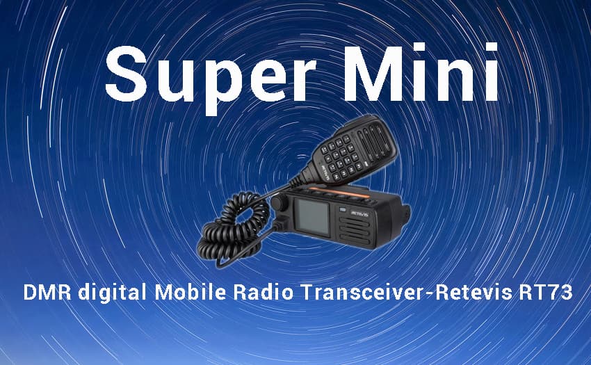 Retevis RT73-New generation super mini DMR digital Mobile Radio Transceiver