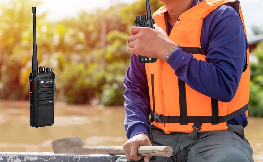 Retevis RB75 IP67 Waterproof Handheld GMRS two way radio for boating