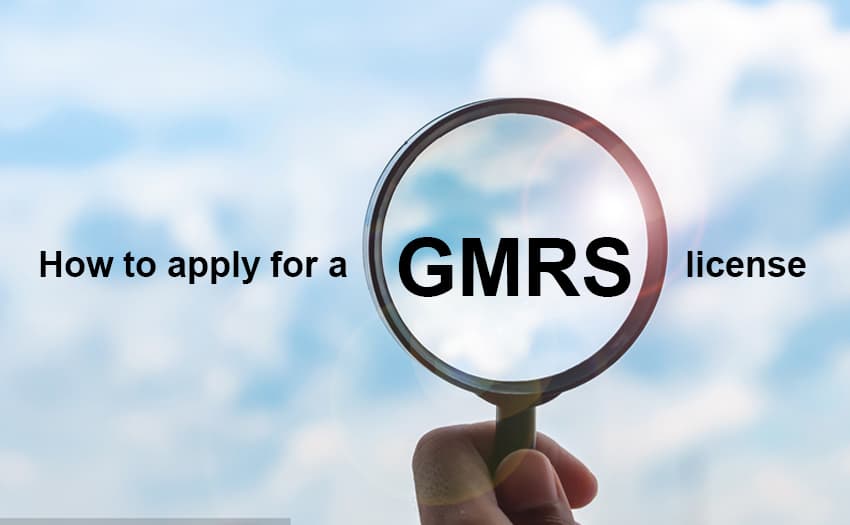 How to apply for a GMRS license?