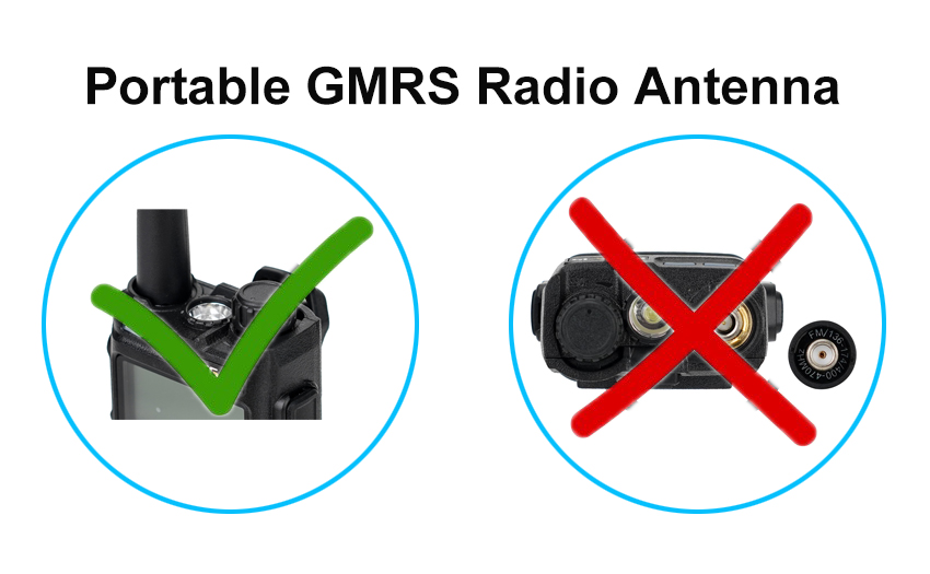 Can GMRS radio have removable antenna?