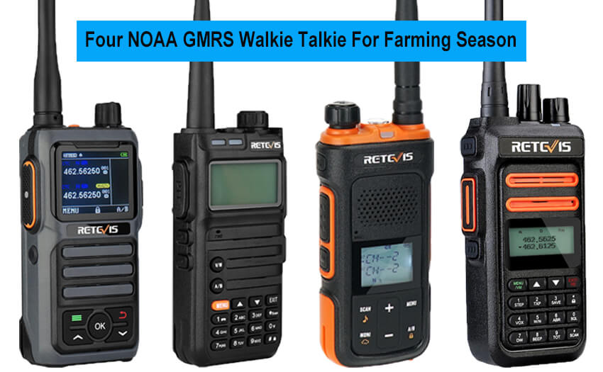 3 NOAA GMRS Walkie Talkie For Family Farm Use