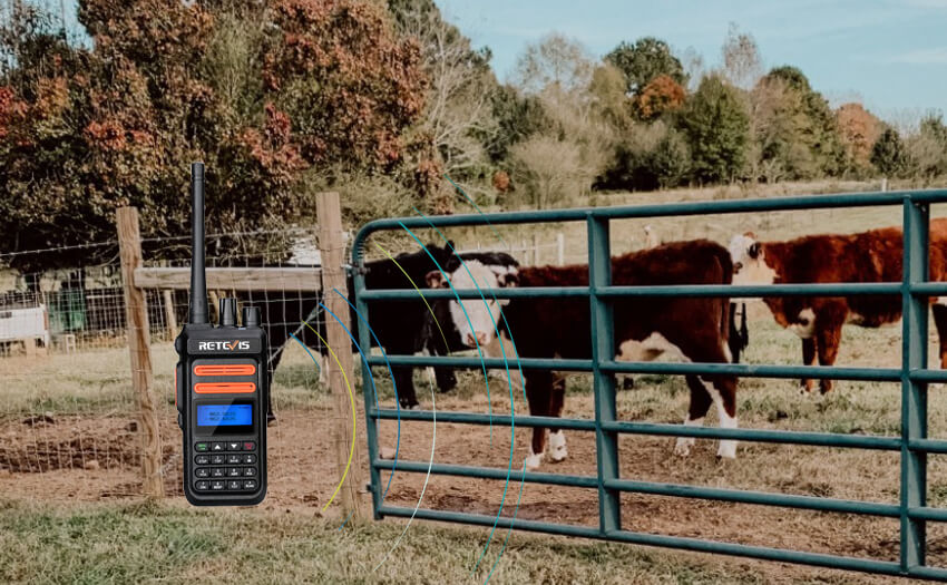 Retevis RT76P GMRS Handheld Radio for Ranch communication